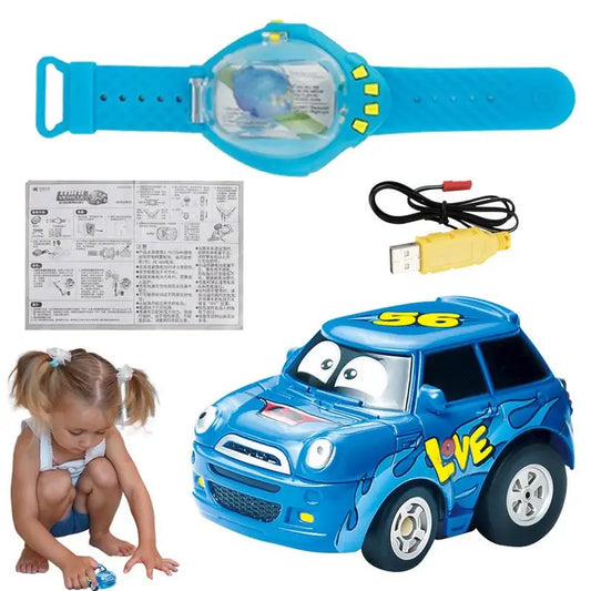 Racing Car Watch with Remote Control - Fun USB-Charging Toy for All Ages