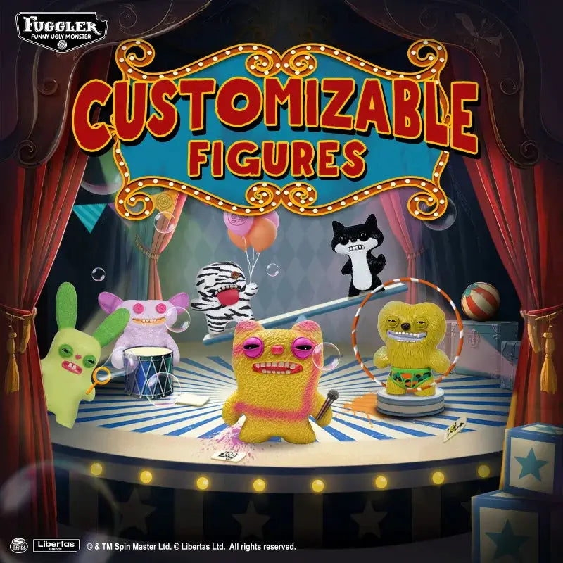 Fuggler Action Figures Replaceable Accessories Assemble Doll Creative Matching Teeth Monster Ugly Cute Funny Cartoon Model Toys - ToylandEU