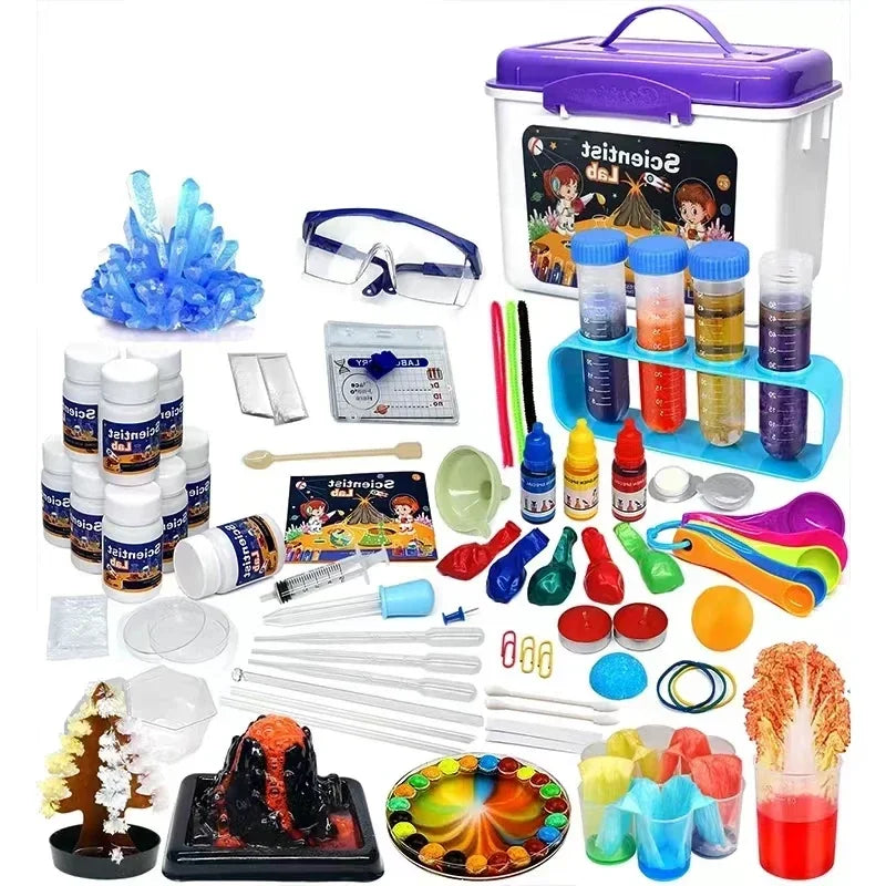 Kids Science Lab Kit Montessori Chemistry Experiments Educational Hands On