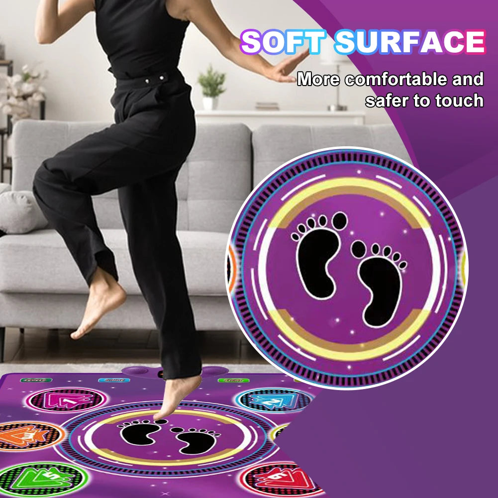 Wireless Bluetooth Dance Mat for Family Fitness and Fun