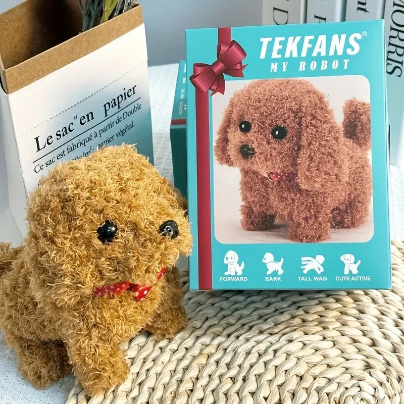 Interactive Plush Dog Toy Walking Robot Pet For Kids - ToylandEU