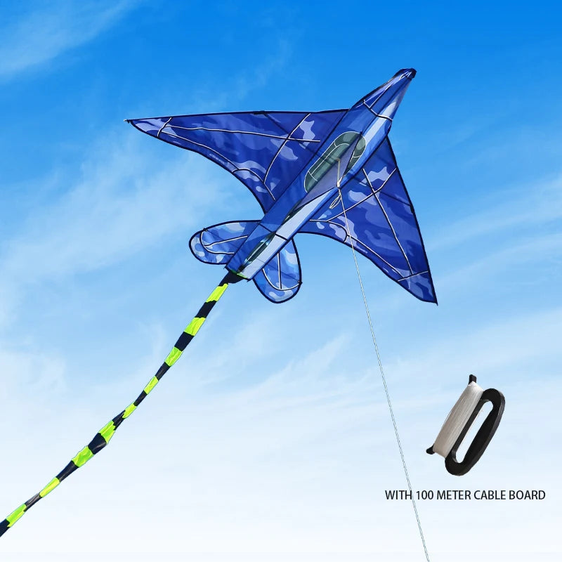 Plane Kite | Handle and Line Included | Polyester Material