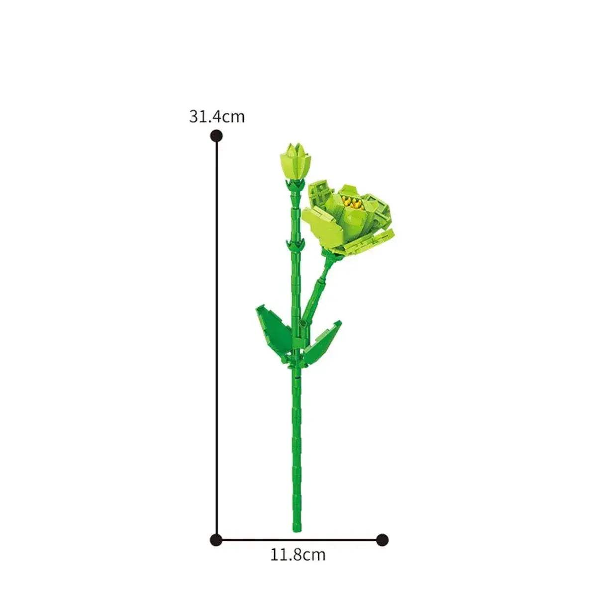 Eternal Block Flower Assembly Bouquet Desktop Decoration Toy - ToylandEU