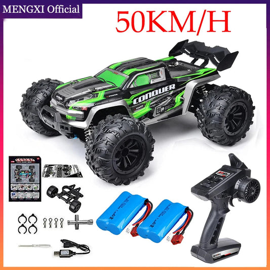 High-Speed 1/16 Scale Drift RC Car with LED Headlight and 4WD - 50km/H - ToylandEU