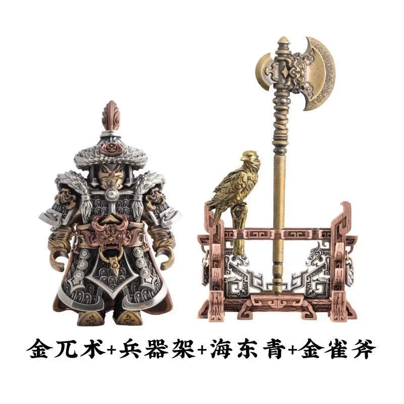 Magnetic Building Blocks | LEGO-Compatible | Detachable Spartan Warrior MOC