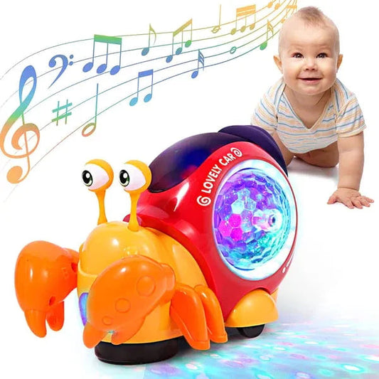 Crab Crawl Baby Toy with Music and LED Light - ToylandEU