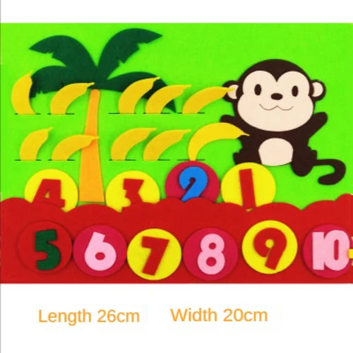 Felt Finger Numbers Math Toy Digital Educational Aids Children ToylandEU.com Toyland EU