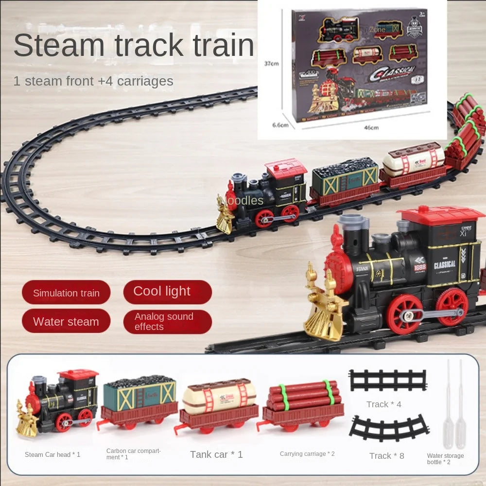 High-Speed Steam Train Track Car for Kids' Imaginative Play - ToylandEU