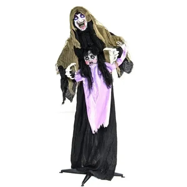 Halloween Vampire Prop | Led Lighting | Hard Plastic | Holiday Yard Scene