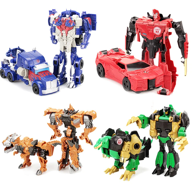 Adaptable Robot Car Toy Kit for Kids - 2-in-1 Deformation Model Toy