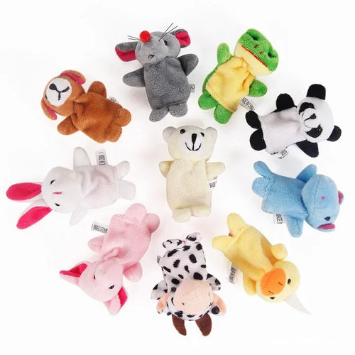 Cute Baby Animal Finger Puppets - Plush Material, 7cm Length ToylandEU.com Toyland EU