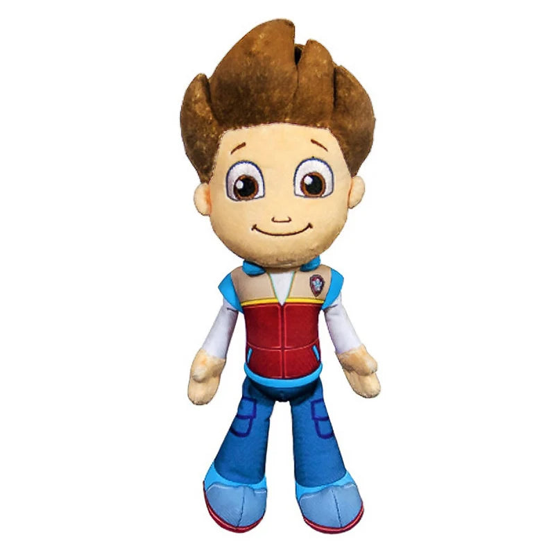 Paw Patrol Inspired Chase Rock Plushie - 19cm Soft Adventure Buddy for Kids