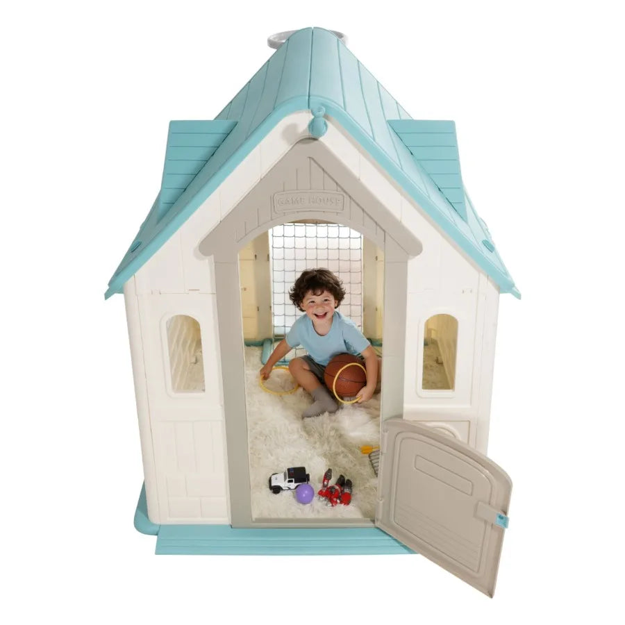 Outdoor Playhouse Five In One Cottage For Toddlers