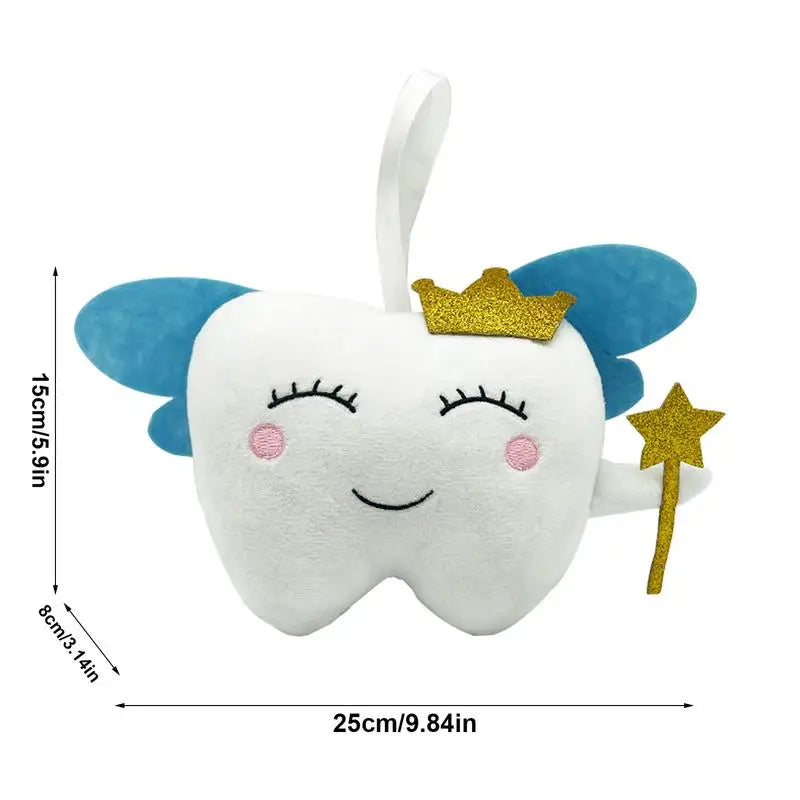 Charming Tooth Fairy Plush Doll - Colorful Soft Toy for Kids' Joy