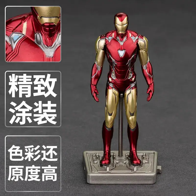 ZDTDS Original Iron Man 4 Inch MK42 MK43 MK45 MK46 MK50 MK85 Mark Action Figure Marvel Legend Avengers Tony Stark Toy Model Gift - ToylandEU