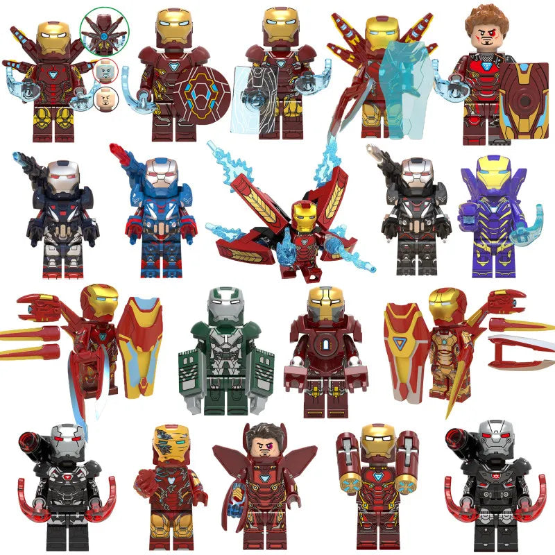 Iron Man Building Blocks | Fully Assembled | Toylandeu™