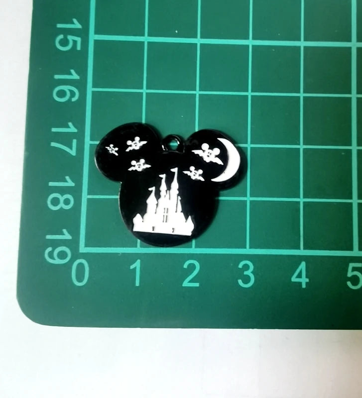 Halloween Pendant Charms | Metal | Keychain DIY | 10 Pieces