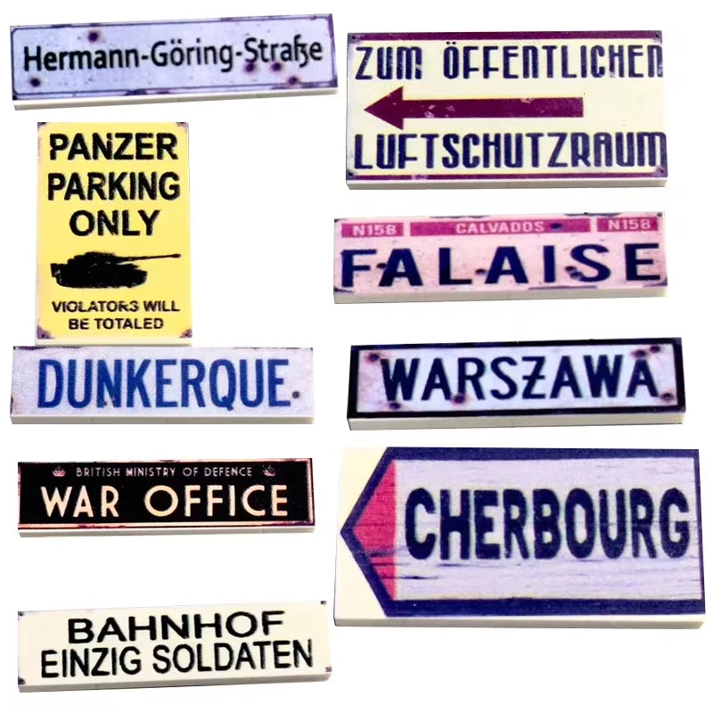 WWII Military Blocks | Compatible With Major Kits | Soldier Figures