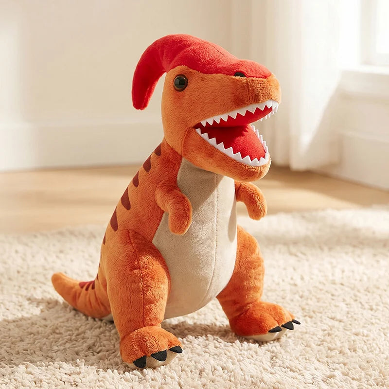 Kawaii Dinosaur Plush Toy Set for Home Decor and Gifting