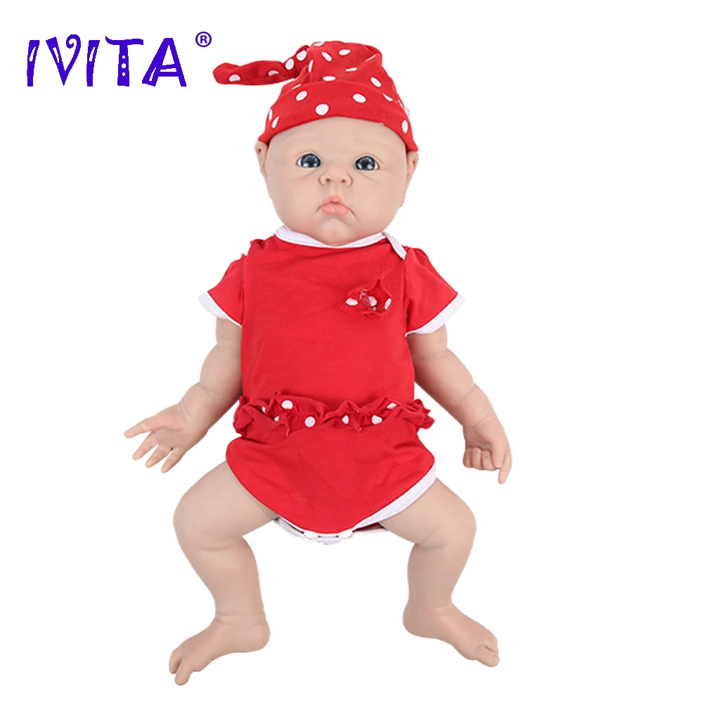 Customizable 47cm Reborn Silicone Baby Doll for Creative Play