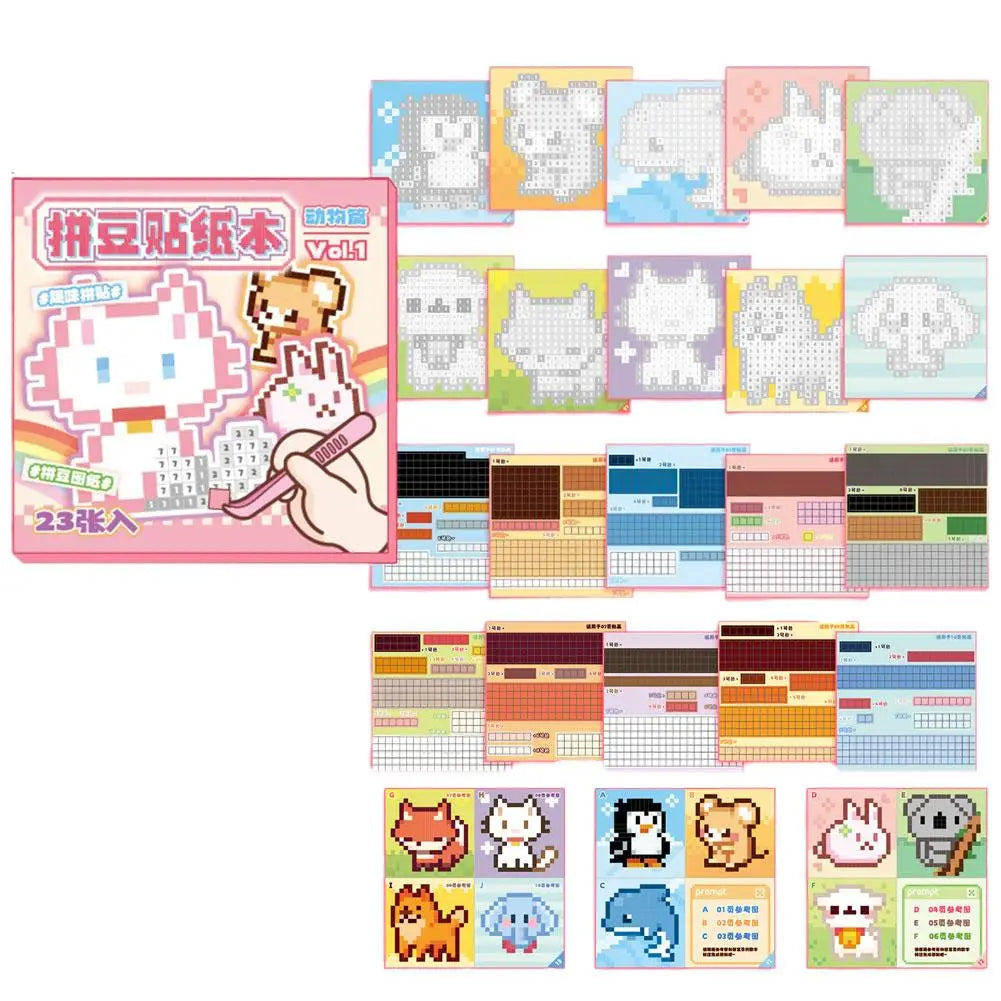 Perler Bead Kit | Sparkle Glitter Sheets | Ironing Paper | Set of 6