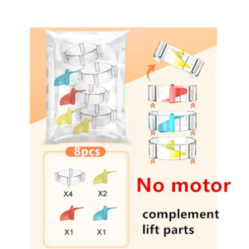 Height Adjustable Marble Run with Electric Elevator and Spiral Raise AliExpress Toyland EU