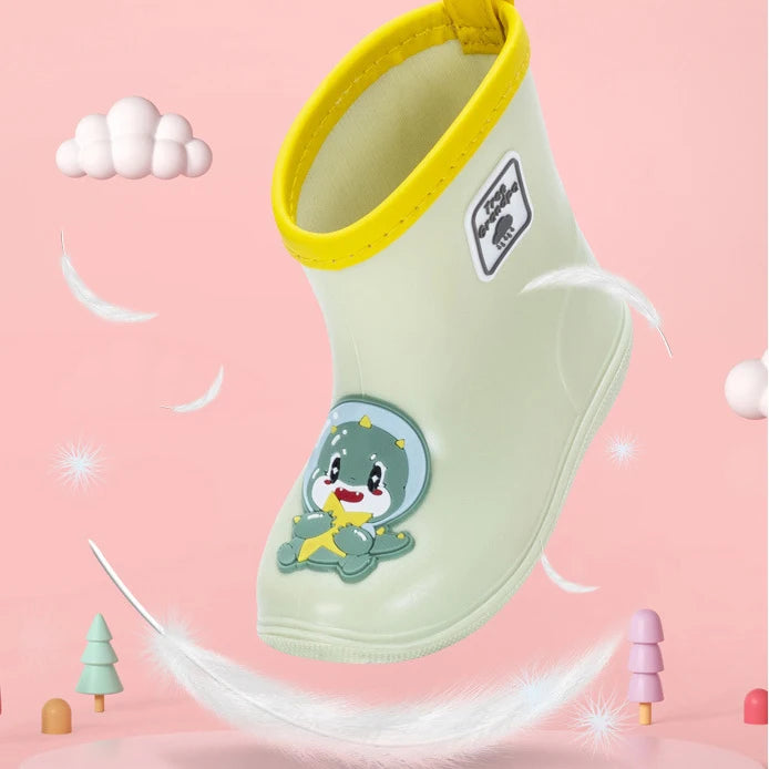 Toddler Rain Boots | Waterproof | Easy On | For Ages 1 To 6