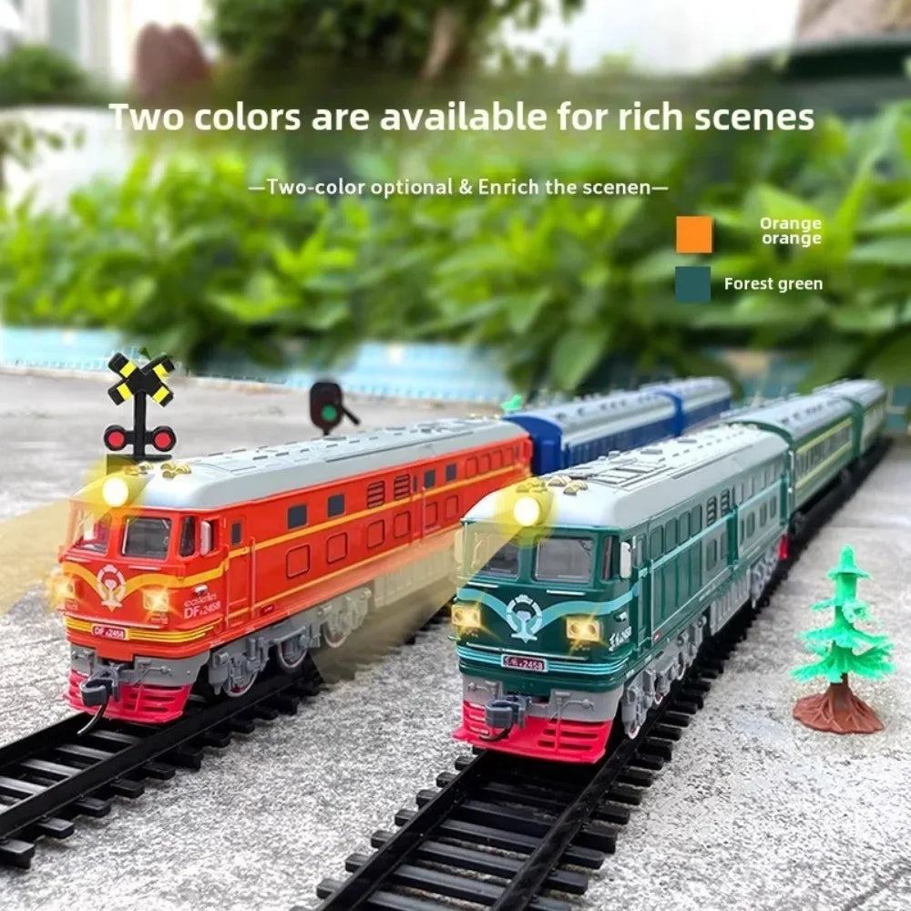 Electric Train Toy High-Speed Railway Set for Kids