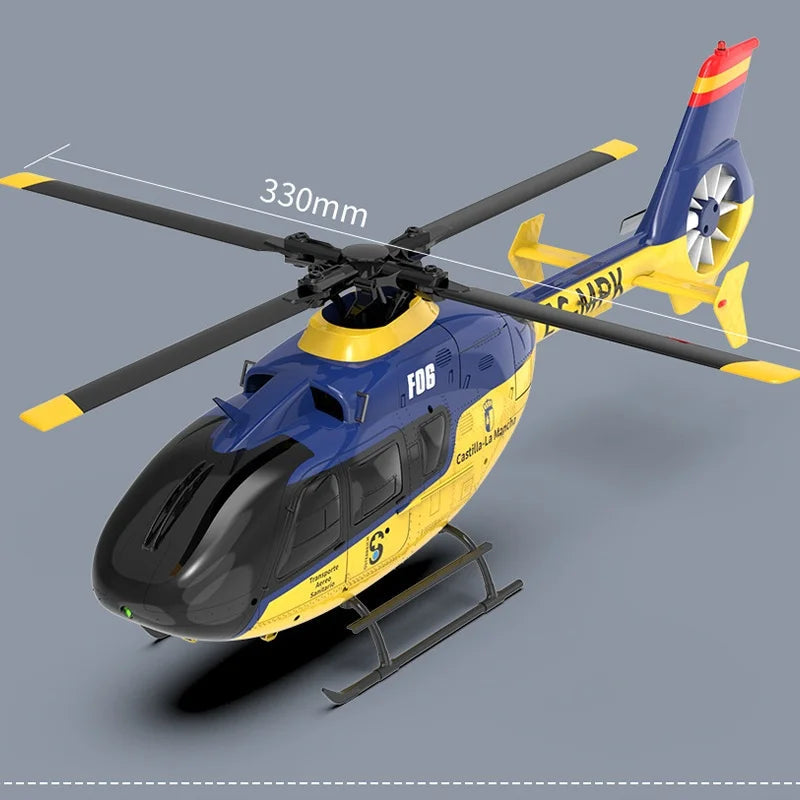 F06 Remote Control Helicopter Simulator Ec135 One-key Inverted 3d Toyland EU