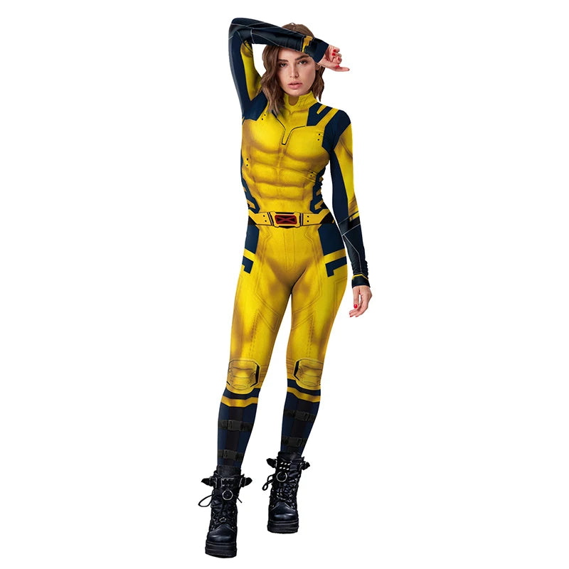 Wolverine-Deadpool Ultimate Cosplay Bodysuit for Superhero Fans