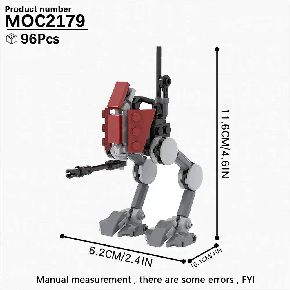 Space Wars Walking Machine Building Blocks Set Educational Toy - ToylandEU