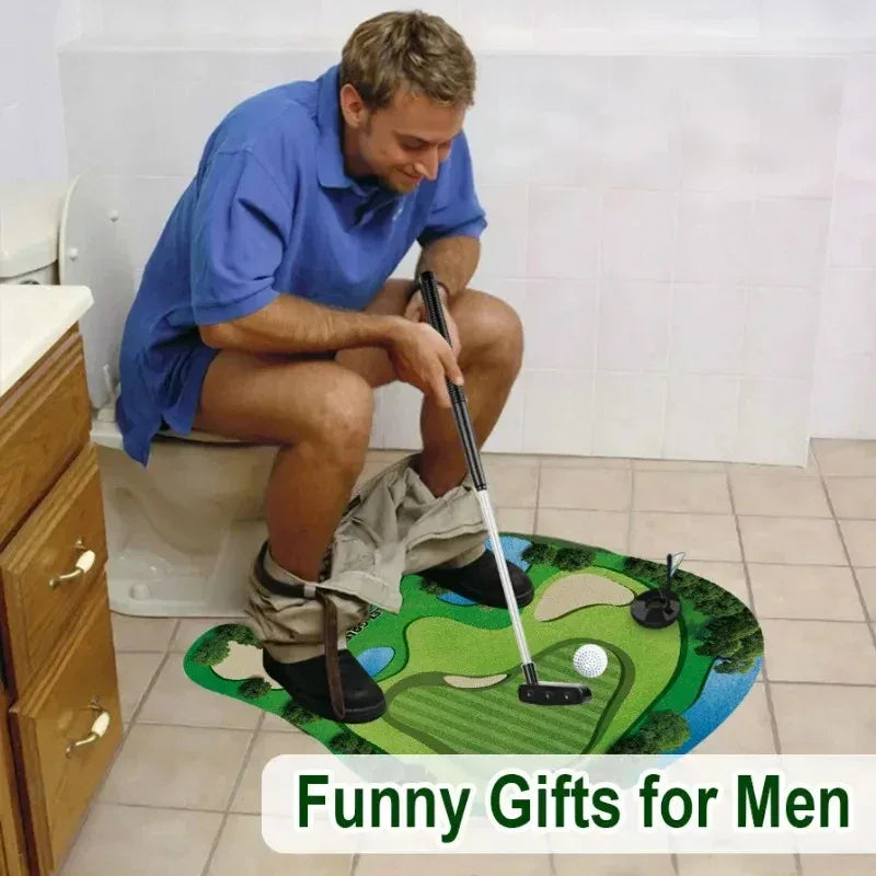 Toilet Golf Balls Set Fun Bathroom Golf Gift For Dad - ToylandEU