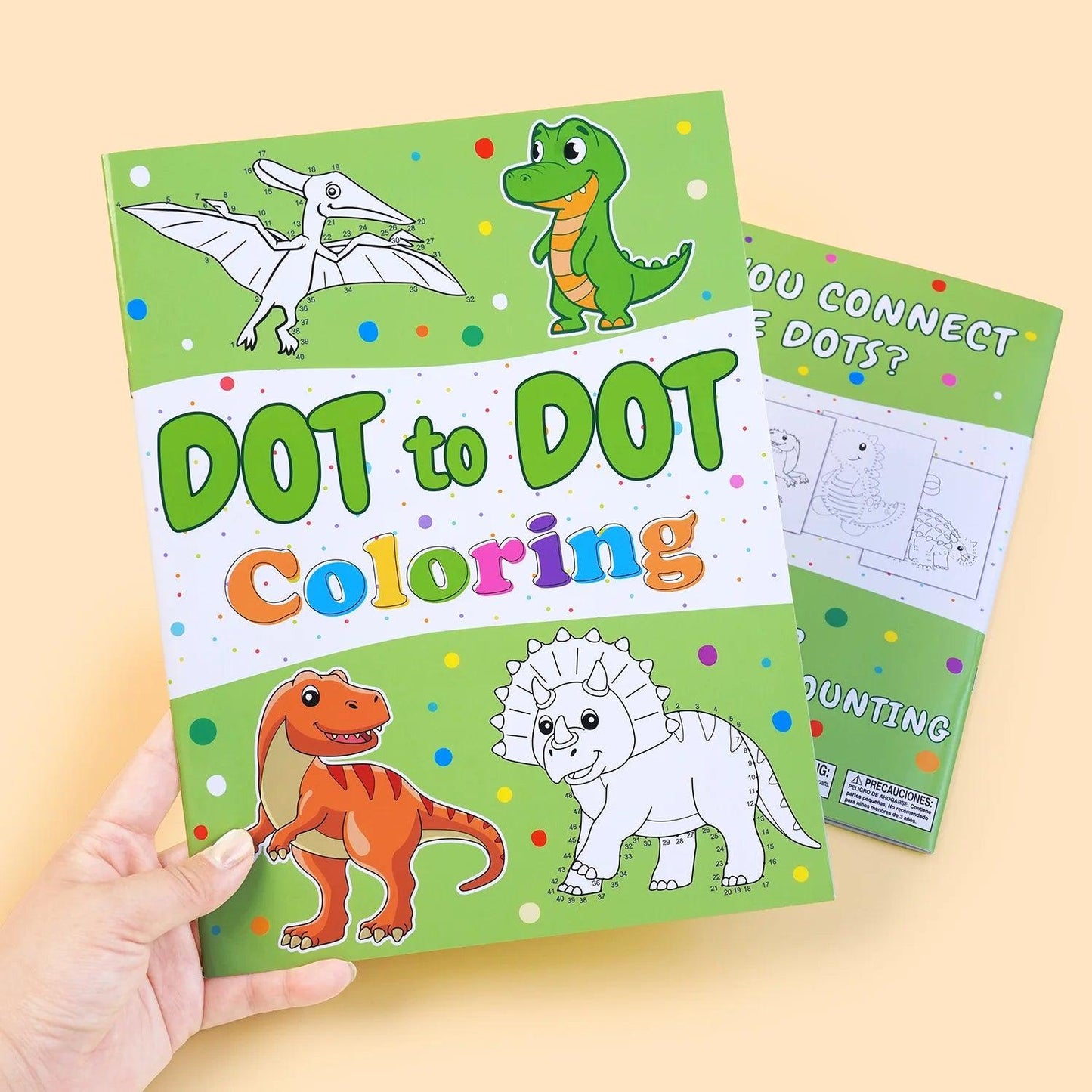 Kids Dot To Dot Book | Jumbo Dinosaurs | Toylandeu™