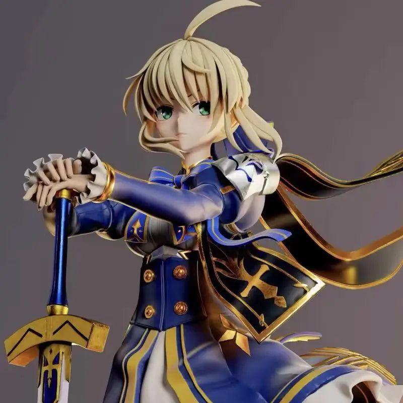 Saber Altria Action Figure | Fate Stay Night PVC | Desktop Collectible