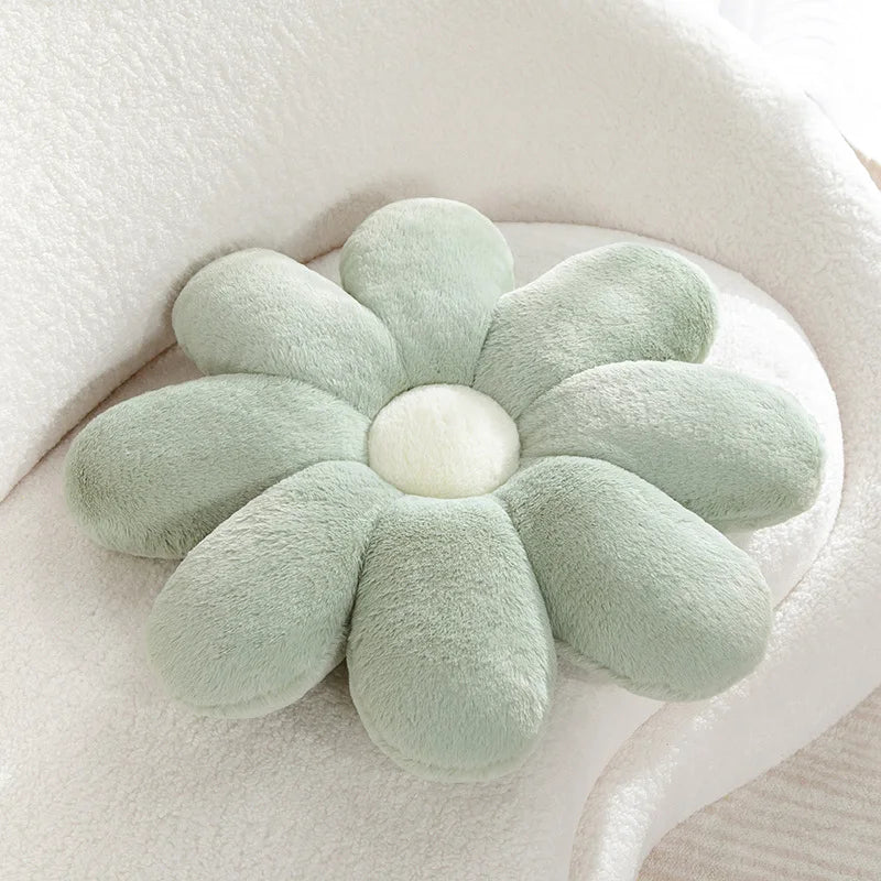Daisy Plush Pillow | 60/80cm Size | Soft Fluffy Flower Plush | Home Cushion