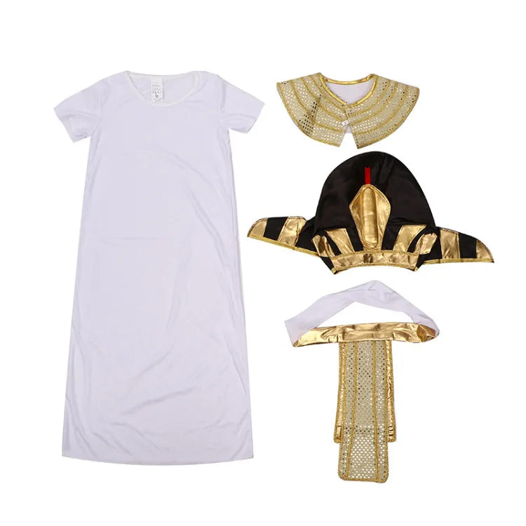 Majestic Pharaoh Costume for Kids - Perfect for Halloween & Performances