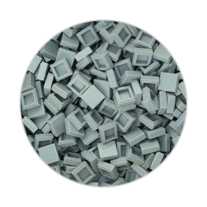Smooth 1x1 Building Blocks | MOC Pixel Particles | DIY Kids Set