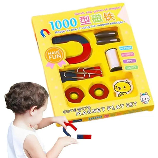 Kids U-shaped Magnet Set for Science Experiments - ToylandEU