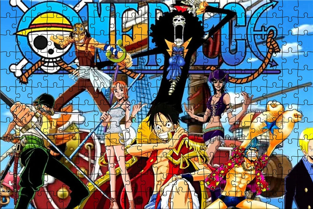 Jigsaw Puzzle | 1000 Pieces | One Piece Anime Theme | Luffy Zoro