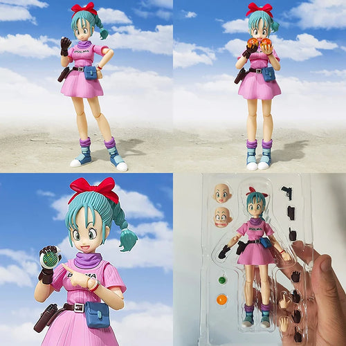 13cm SHF Dragon Ball Figures Bulma Goku Action Figure PVC Battle Force ToylandEU.com Toyland EU