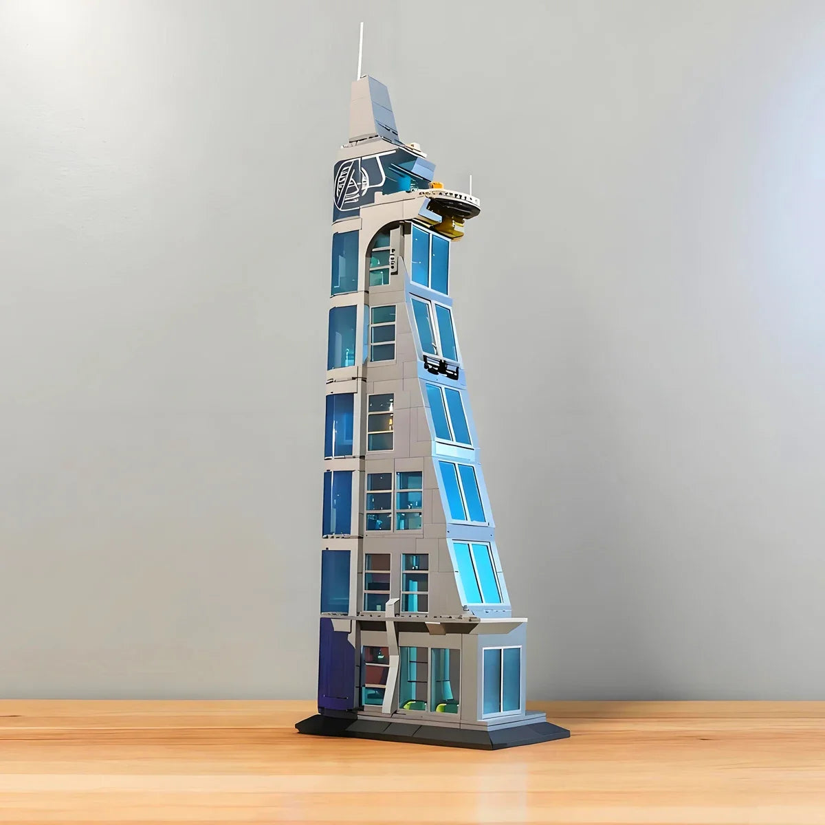 Building Blocks | 7 Story Modular Set | Iron Tower Model | Ages 14 Plus Brick