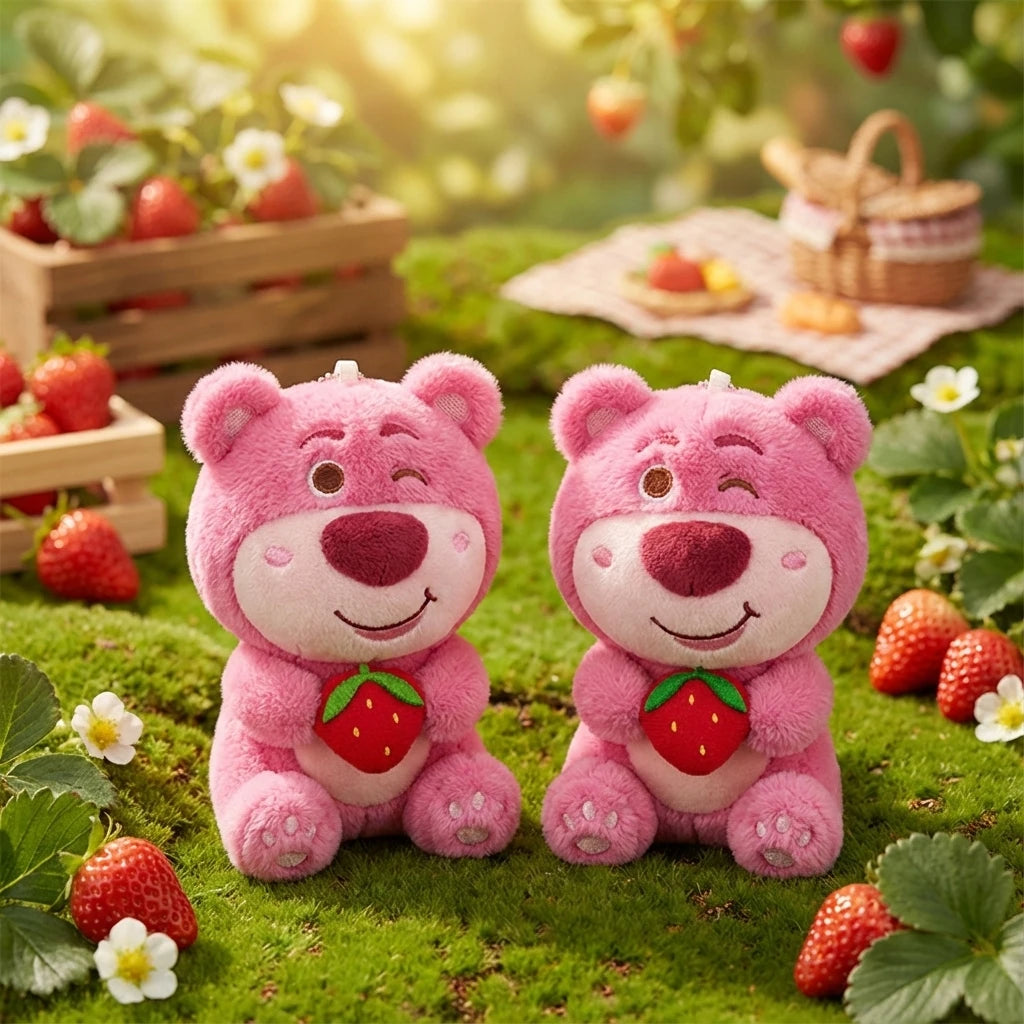 Plush Keychain | Lotso Bear Design | Backpack Charm | One Size