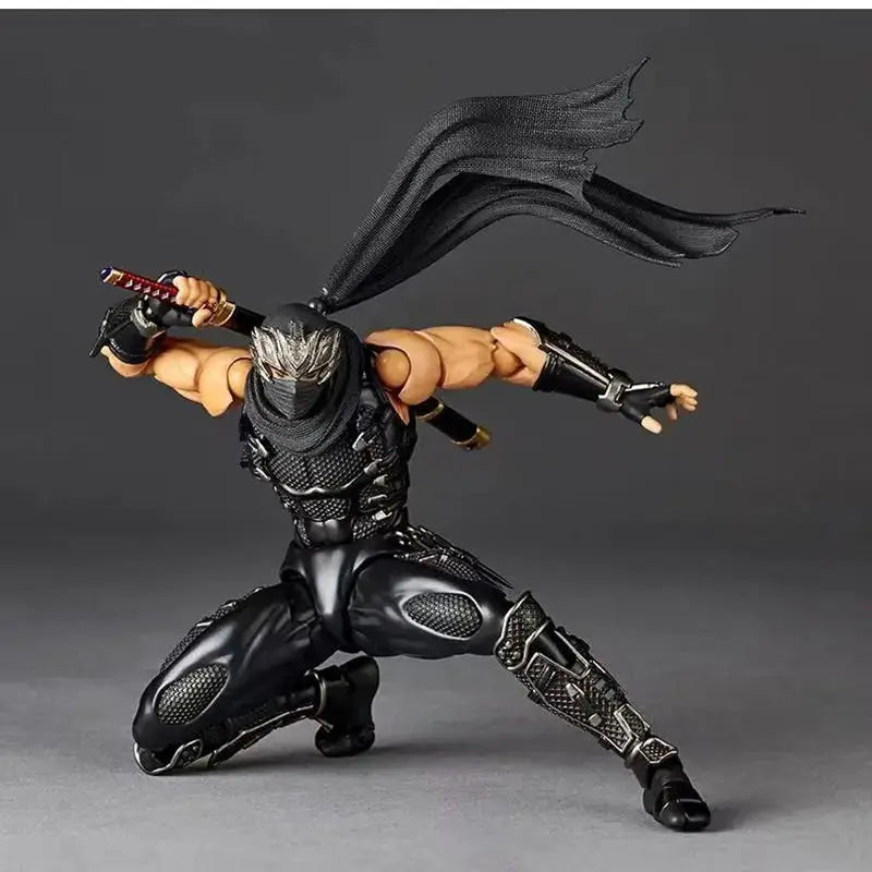 Revoltech Yamaguchi Ninja Gaiden Ryu Hayabusa 1/12 Scale Articulated Action Figure With Bonus Collectible Model For Game Fans - ToylandEU
