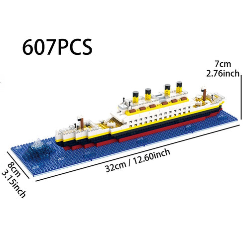 Titanic Cruise Ship 3D Micro Building Blocks Kit ToylandEU.com Toyland EU