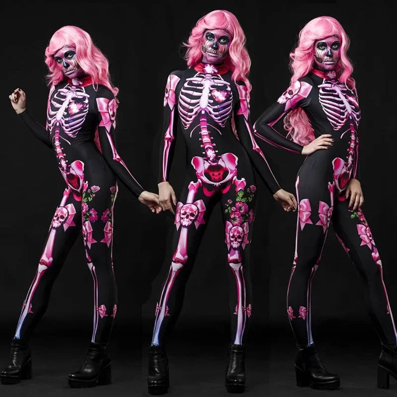 Unisex Skeleton Costume: Spooky Costume for Kids & Adults Fun