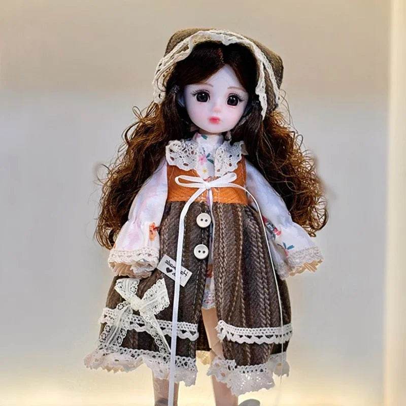 30cm Dolls For Girl Dolls 1/6 Starry Grey Blue Eyes Fashion - ToylandEU
