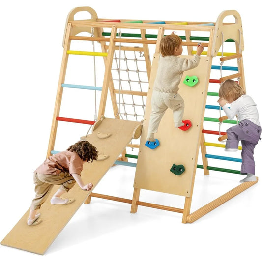Montessori Indoor Jungle Gym Eight In One Playground For Toddlers
