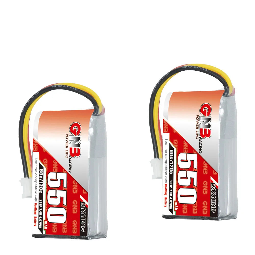 High-Performance 7.4v 550mAh Lipo Battery for RC Racing Cars with Rapid Discharge Rates - ToylandEU