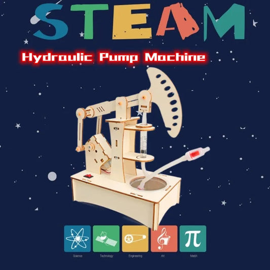 STEM Hydraulic Pumping Unit Oil Scientific Model Kit for Kids
