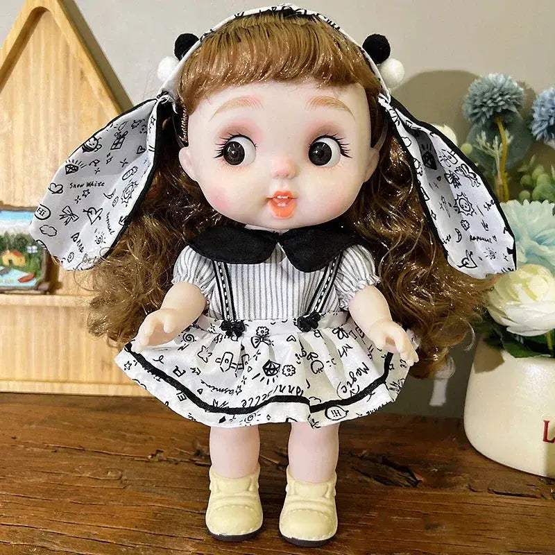 25cm Big Head Baby Doll For Girls Cute Reborn Gift - ToylandEU